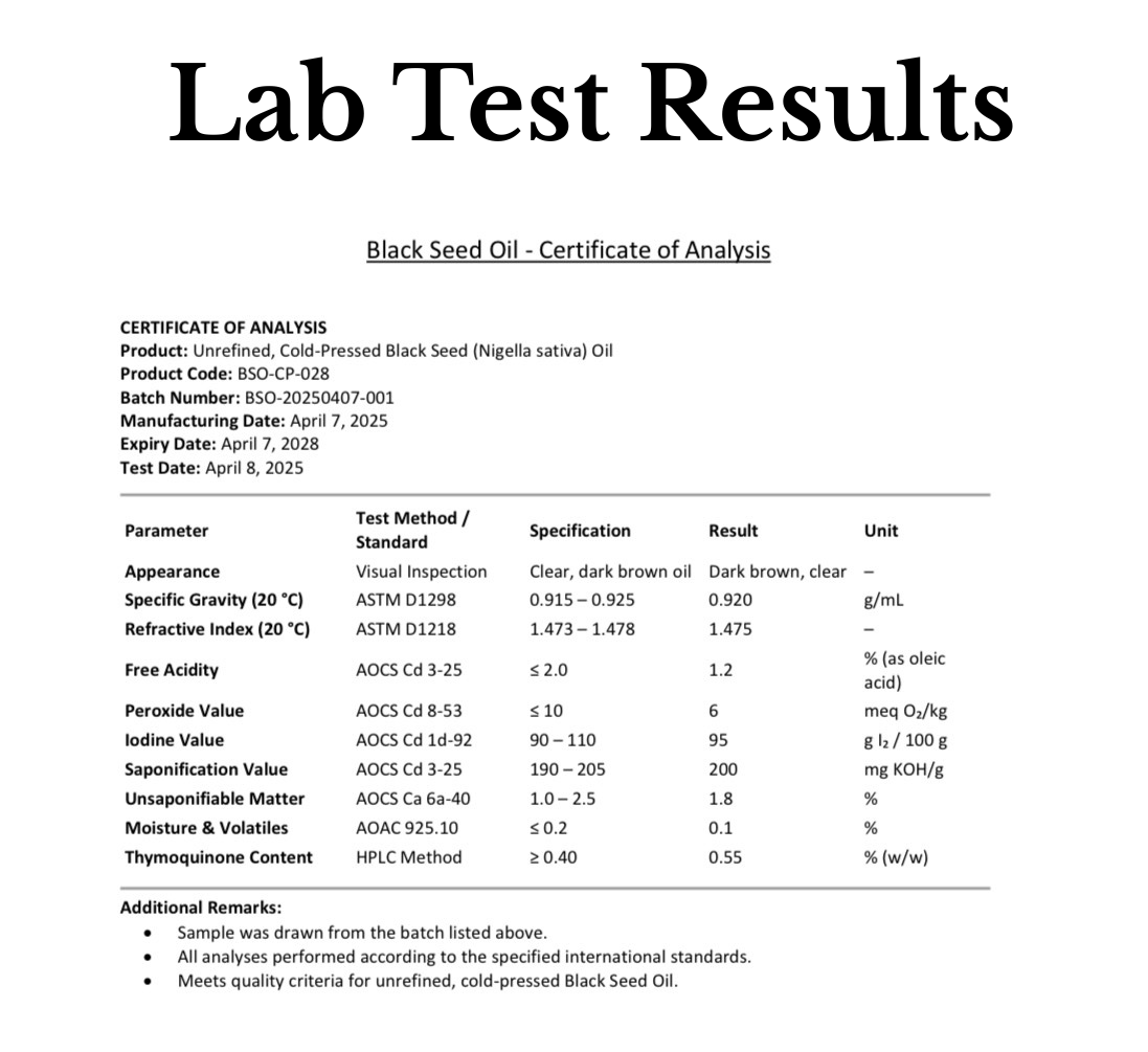 Limited Batch: Premium Cold-Pressed Black Seed Oil + FREE 21-Day Guide