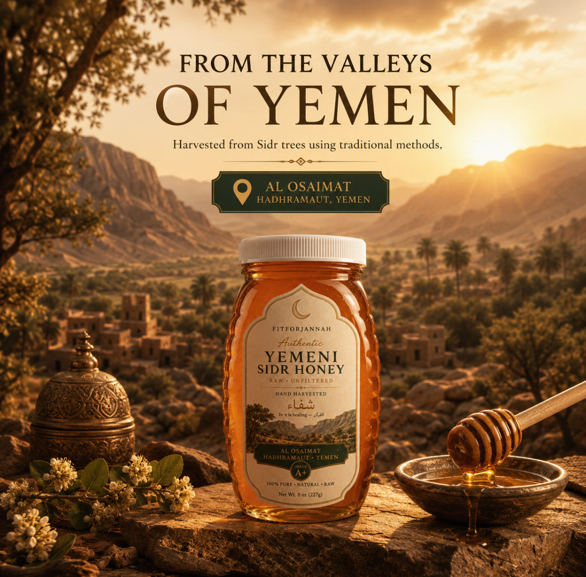 Raw Sidr Honey + Prophetic Medicine Ebook Bundle — Save $14.99