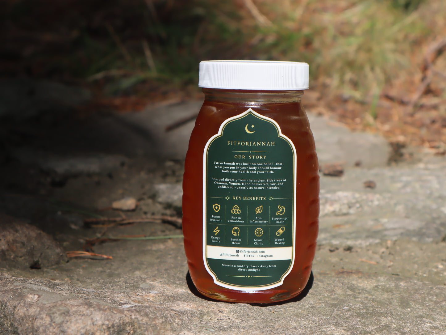 Premium Sidr Honey from Wadi Do'an — Raw & Unfiltered, Hand-Harvested in Yemen