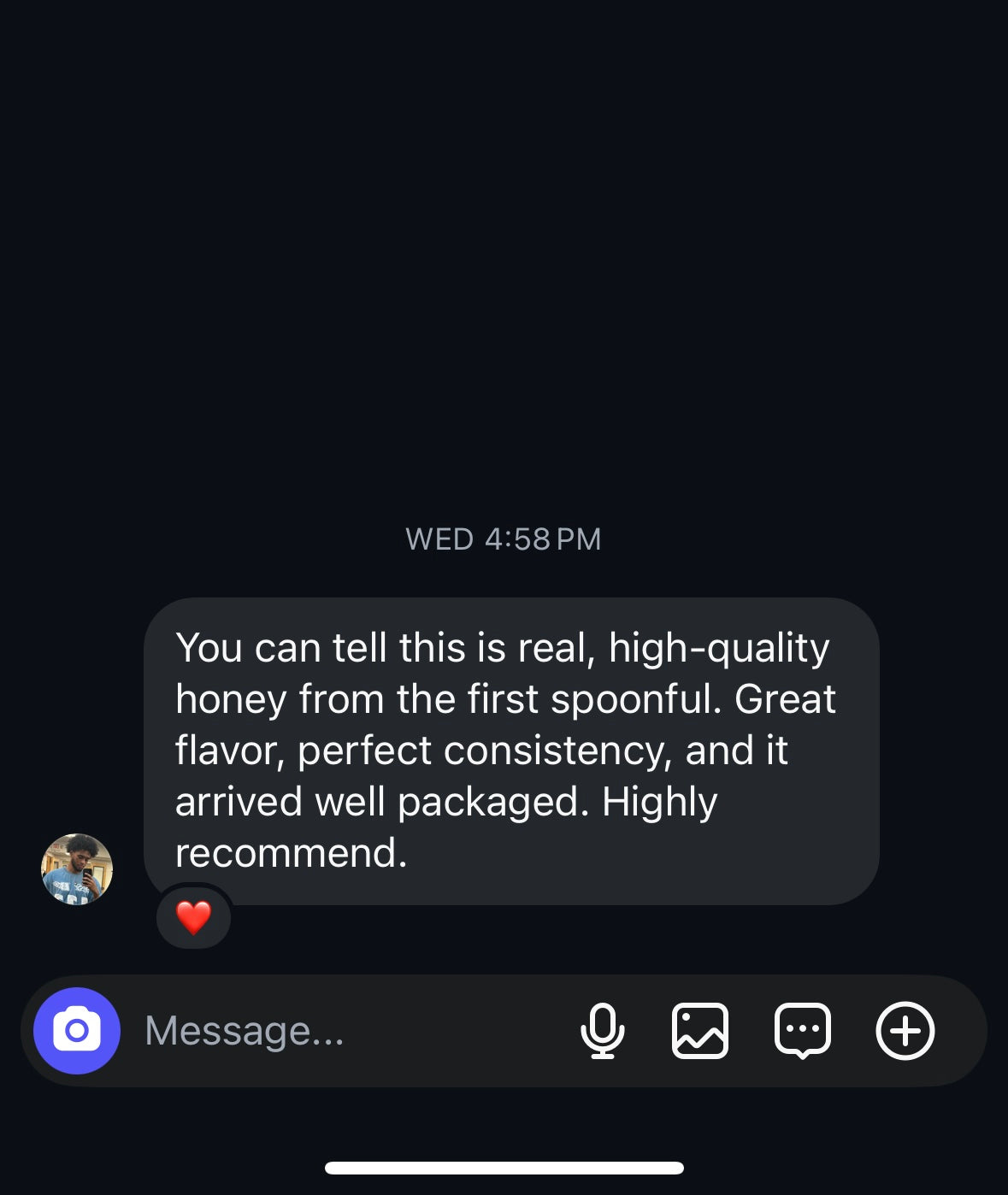 Real customer with FitForJannah Sidr Honey jar